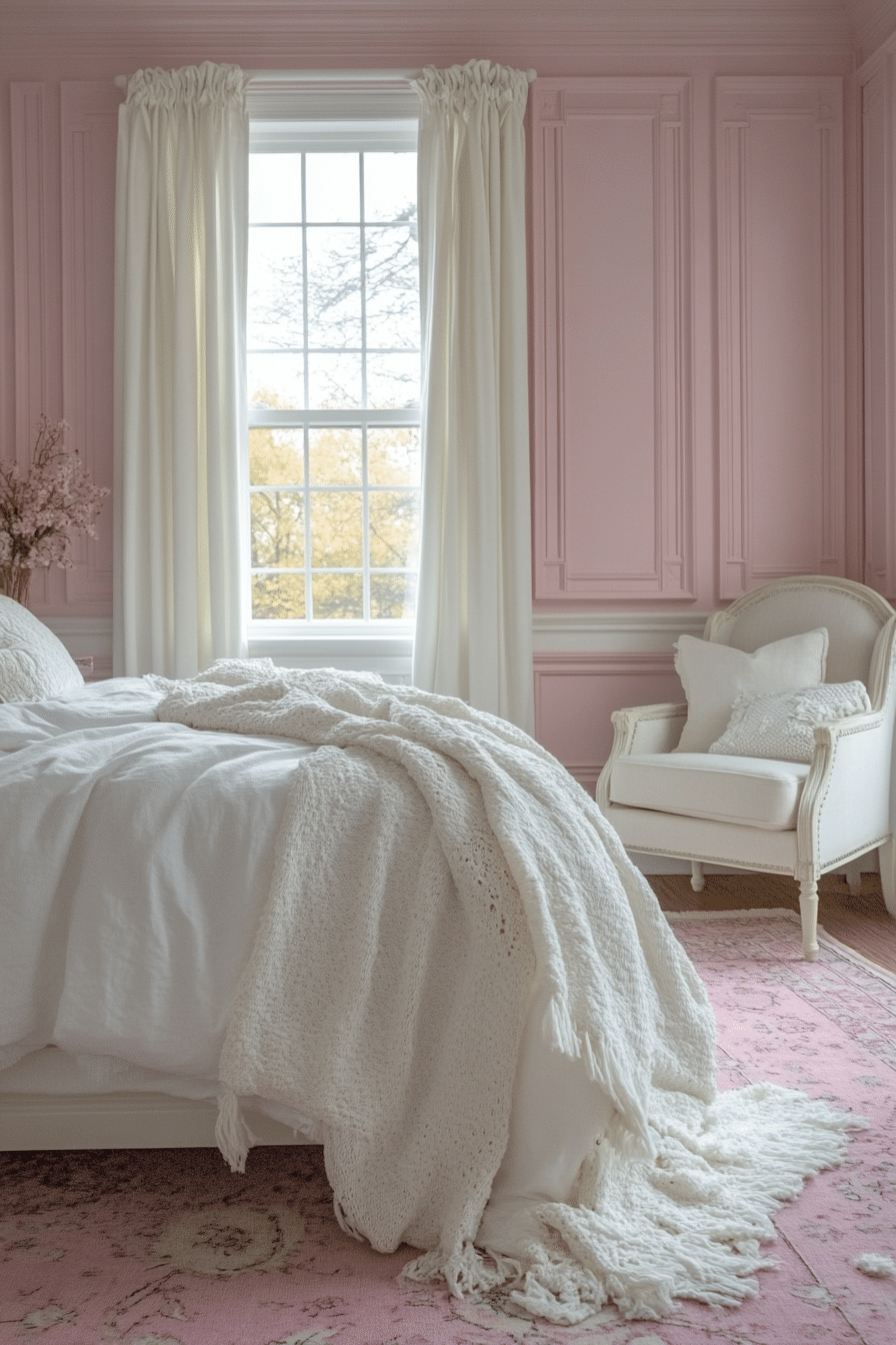 20 Pink and White Bedroom Ideas That Exude Softness and Sophistication