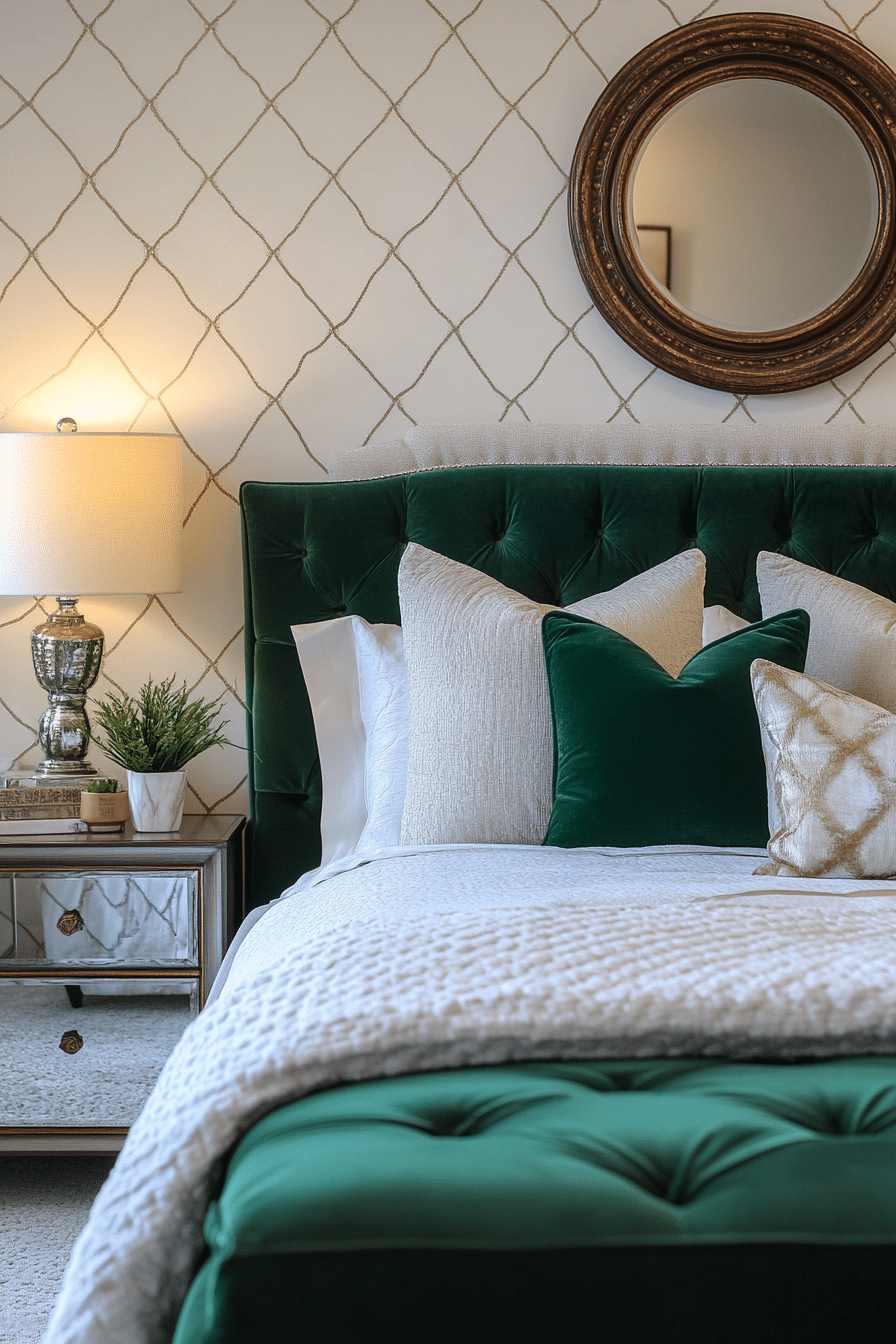 20 Emerald Green Art Deco Bedroom Ideas to Transform Your Bedroom into a Glamorous Haven