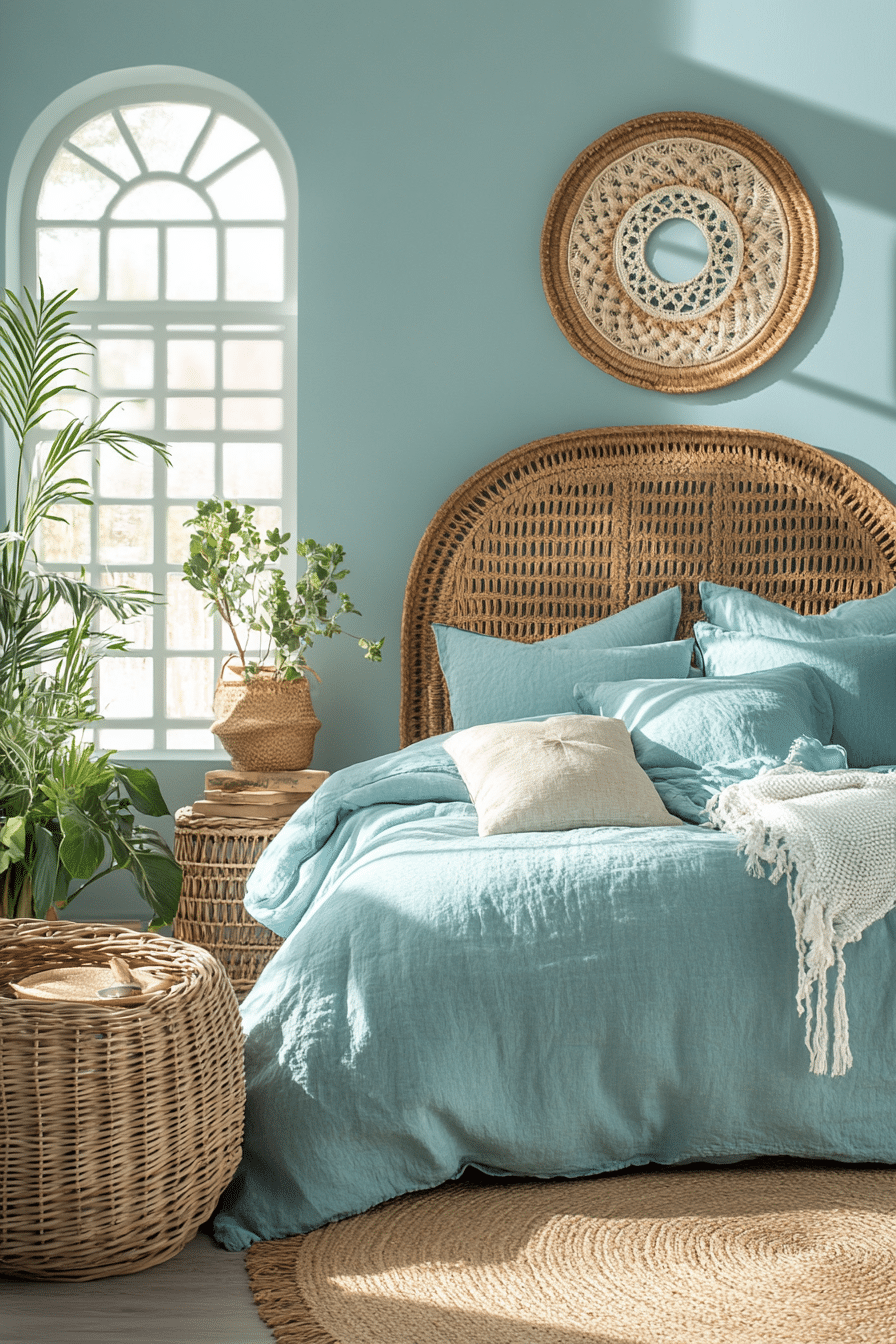 19 Light Blue Boho Bedroom Ideas for a Fresh and Inviting Aesthetic