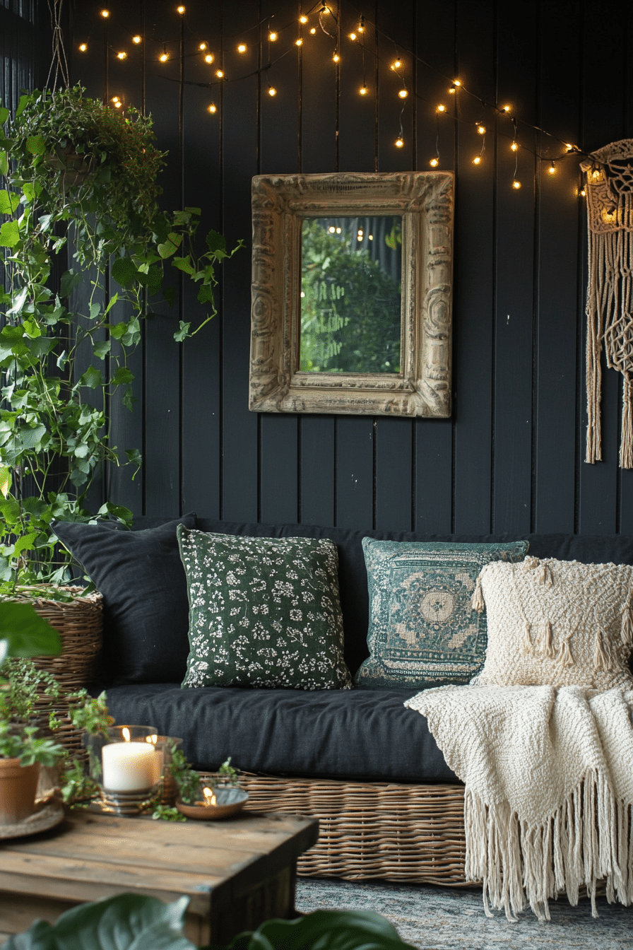 19 Black Boho Bedroom Ideas That Perfectly Balance Dark and Light