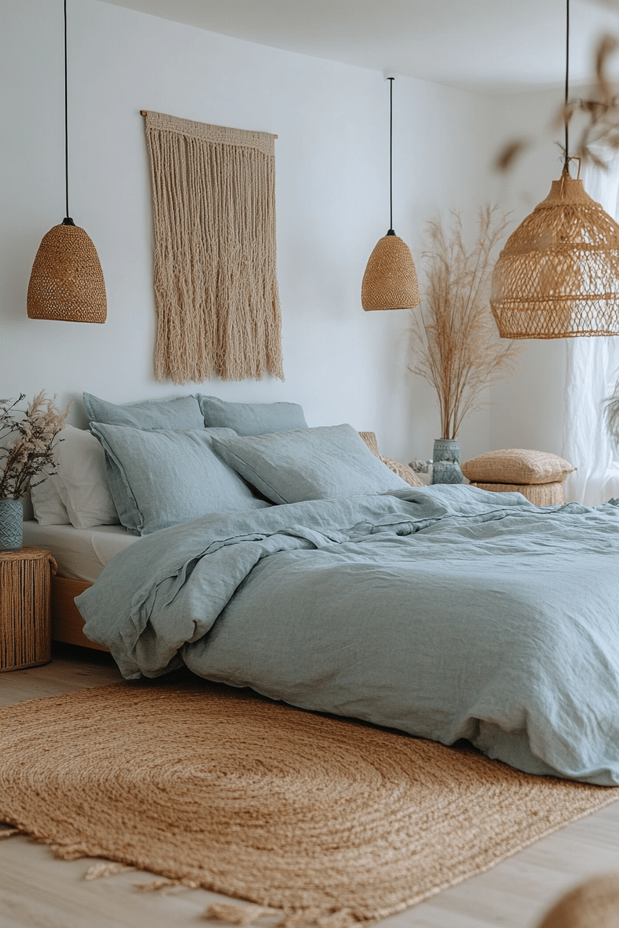 19 Light Blue Boho Bedroom Ideas for a Fresh and Inviting Aesthetic