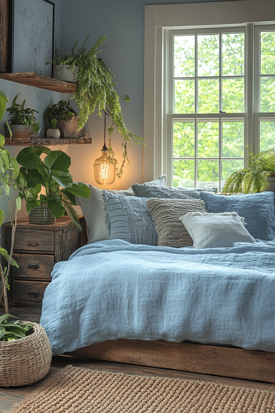 19 Light Blue Boho Bedroom Ideas for a Fresh and Inviting Aesthetic