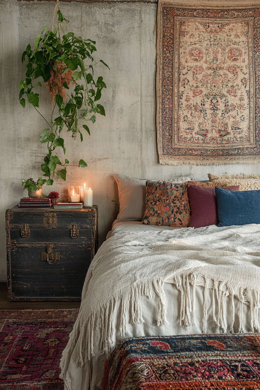 19 Black Boho Bedroom Ideas That Perfectly Balance Dark and Light