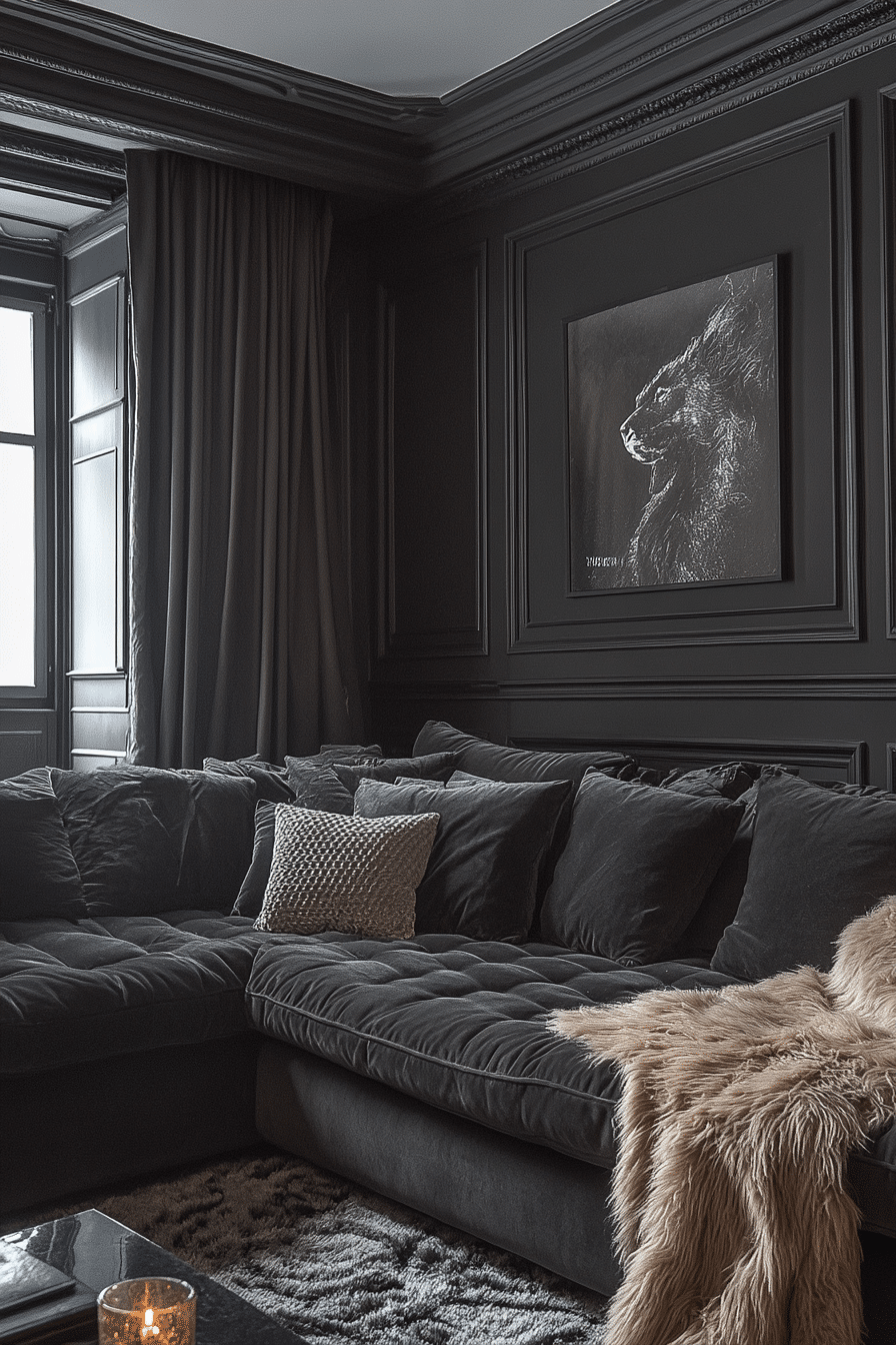 19 Dark Grey Couch Living Room Ideas to Create a Relaxing Ambiance