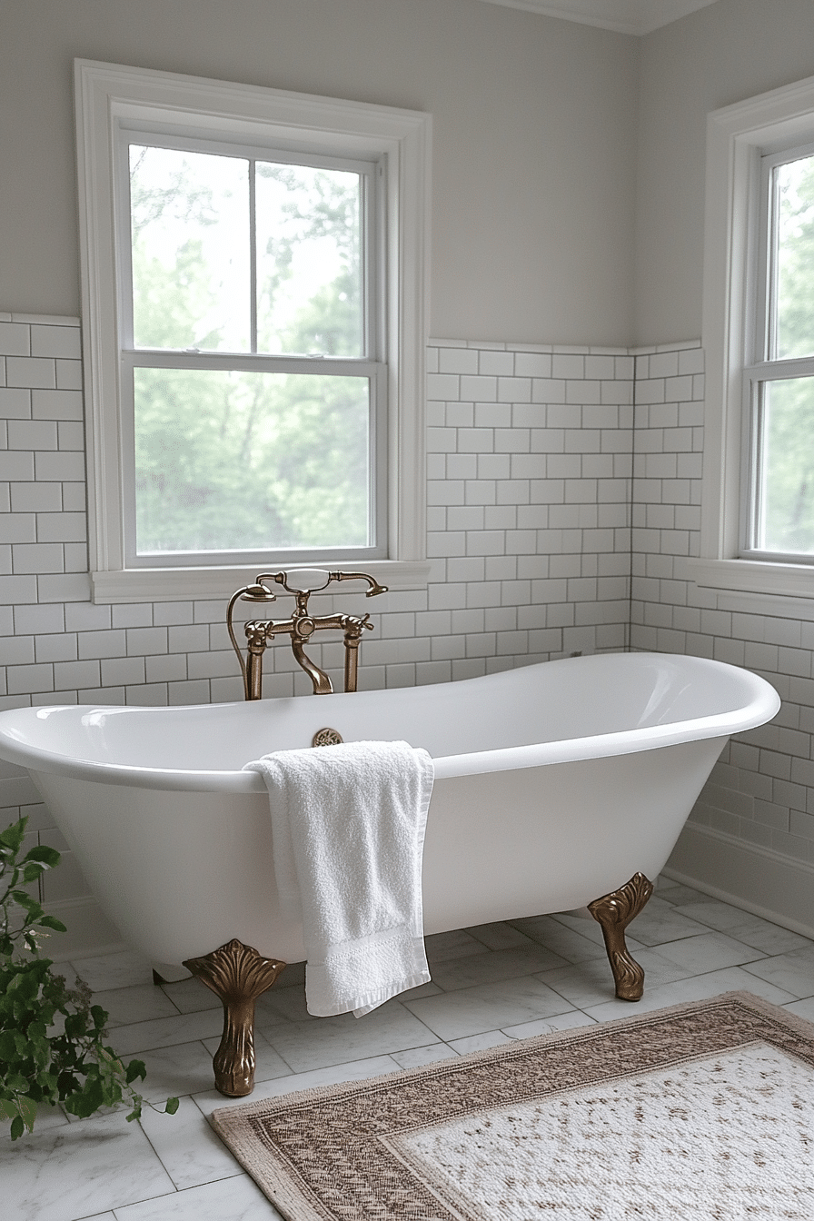 19 Vintage Modern Master Bath Ideas for a Unique Aesthetic