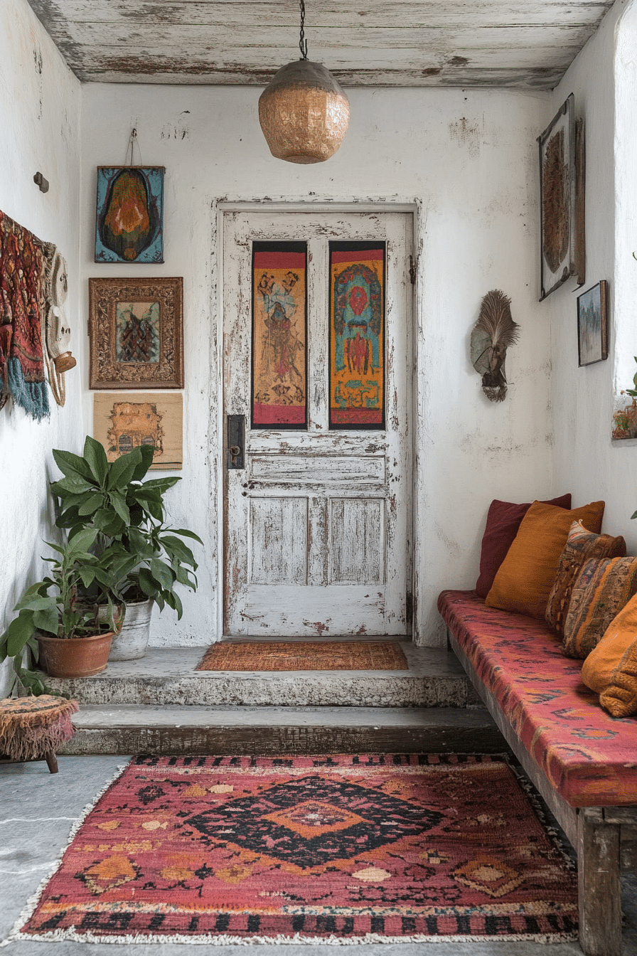 20 Boho Entryway Ideas for a Relaxing and Beautiful Way to Greet Guests