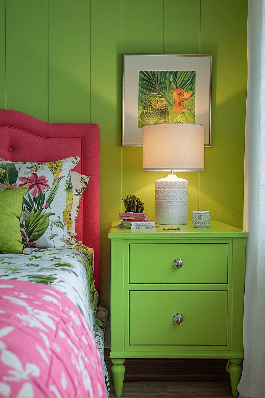 20 Green and Pink Bedroom Ideas for a Bold and Beautiful Design