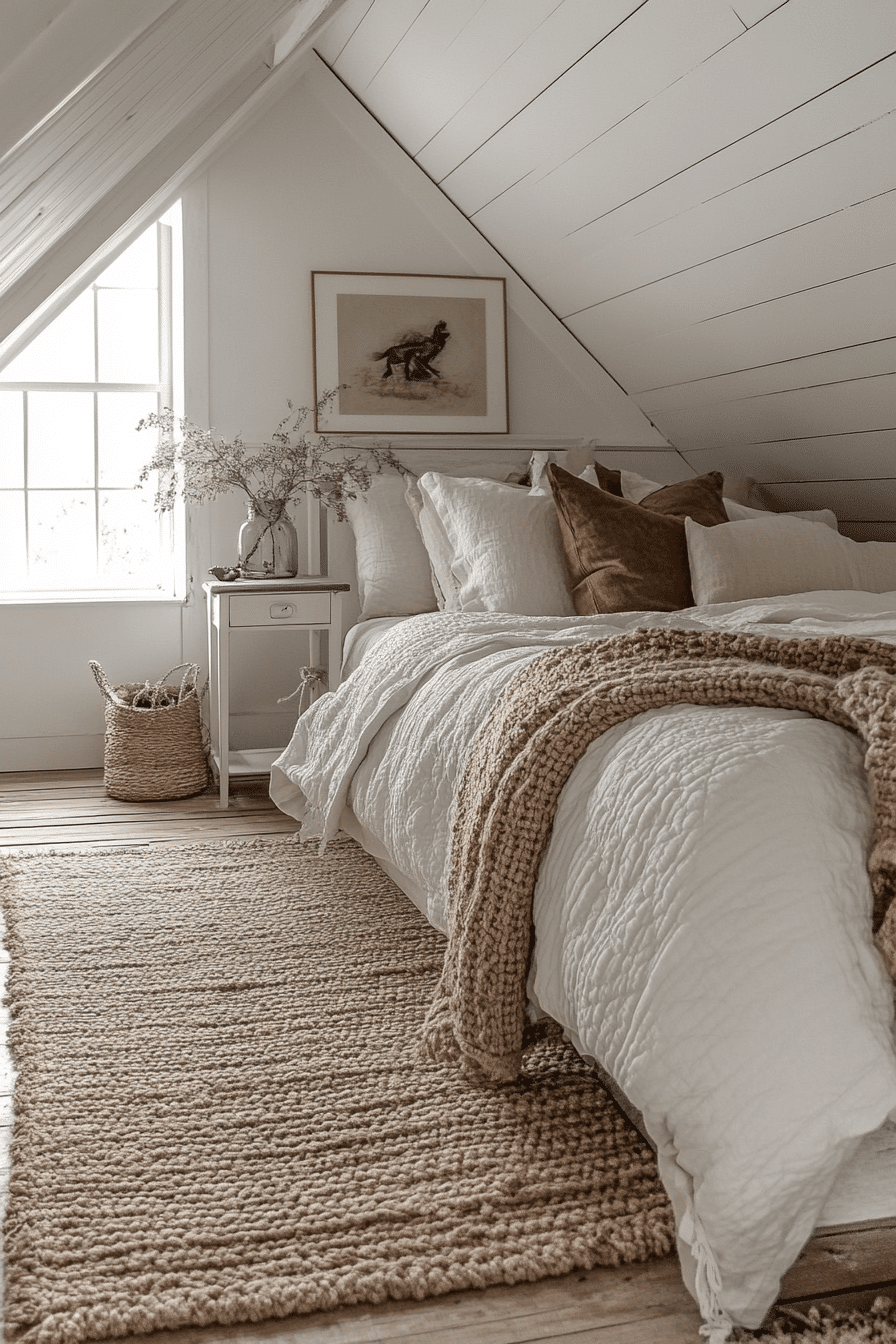 20 Attic Bedroom Ideas That Make the Most of Sloped Ceilings