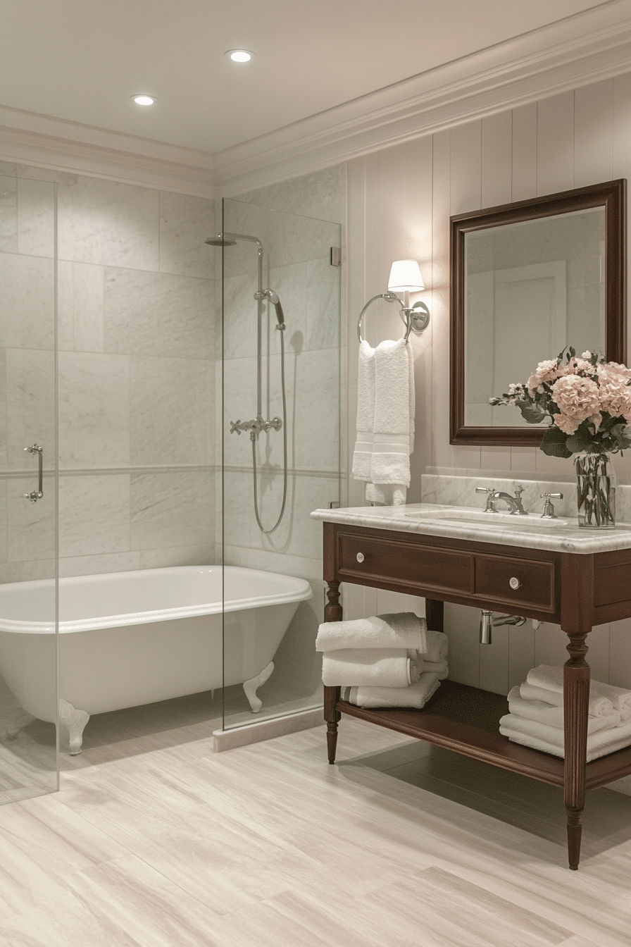 20 Vintage Modern Bathroom Ideas That Perfectly Merge Retro and Minimalist Designs