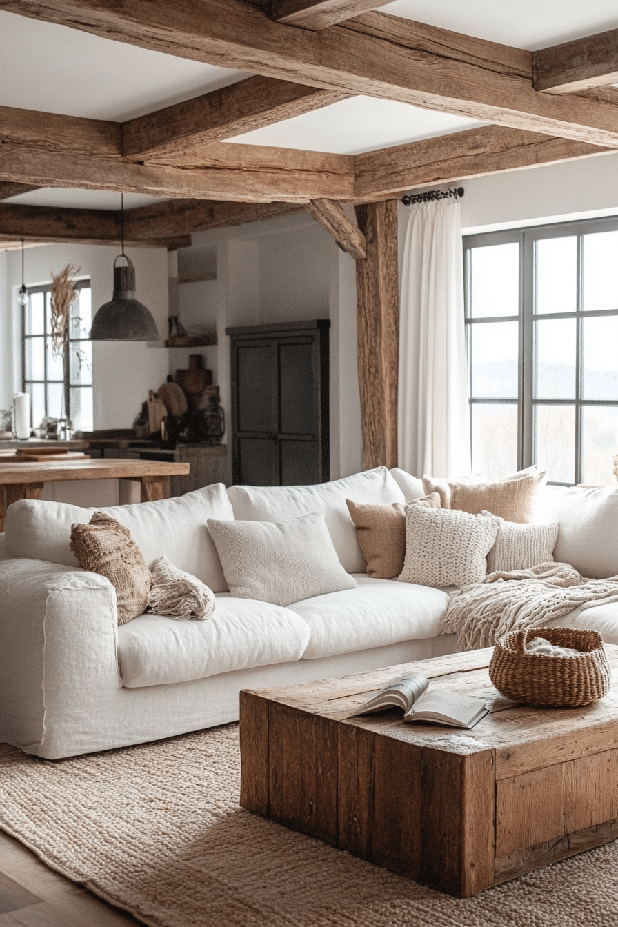 19 Industrial Farmhouse Living Room Ideas With Creative Decor Tips