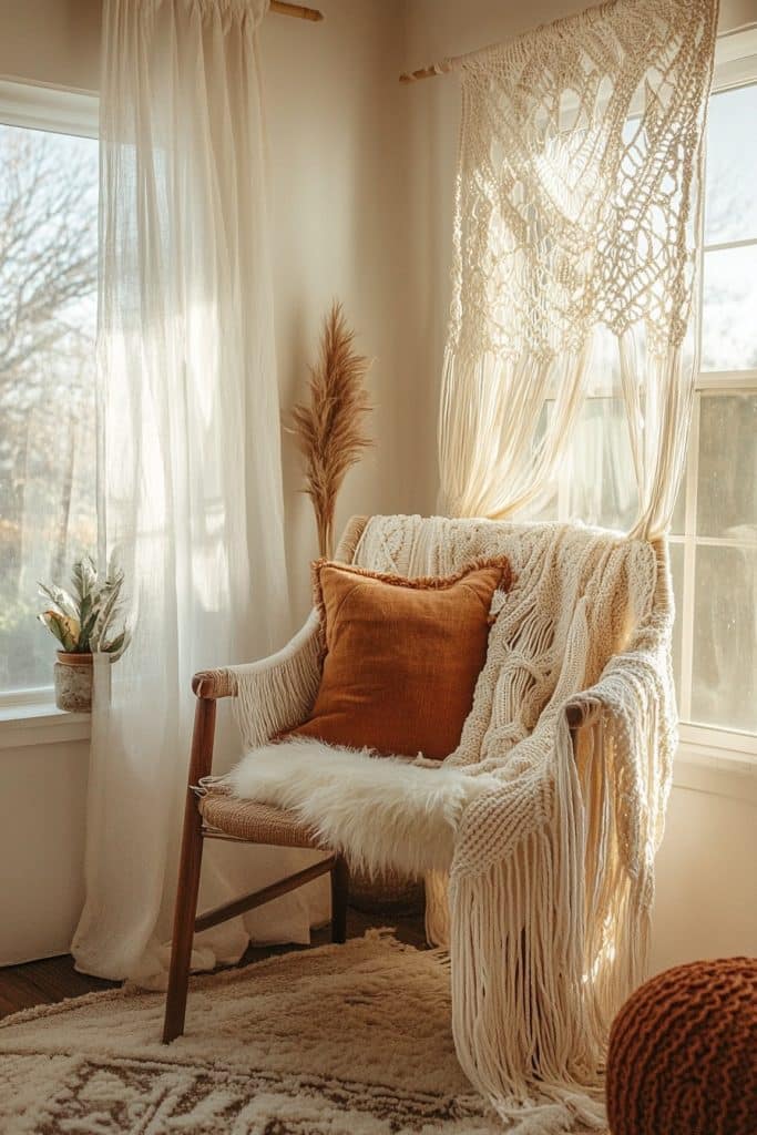 Macramé Elegance for Boho Windows