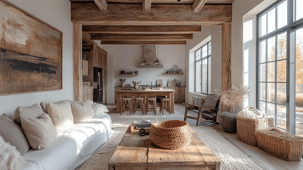 modern farmhouse interior