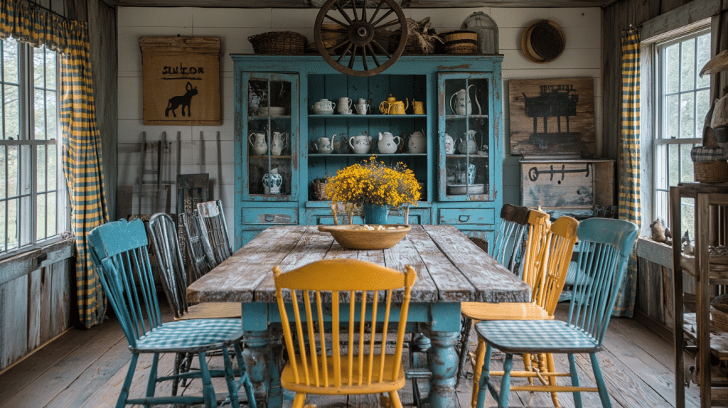 shabby chic dining room