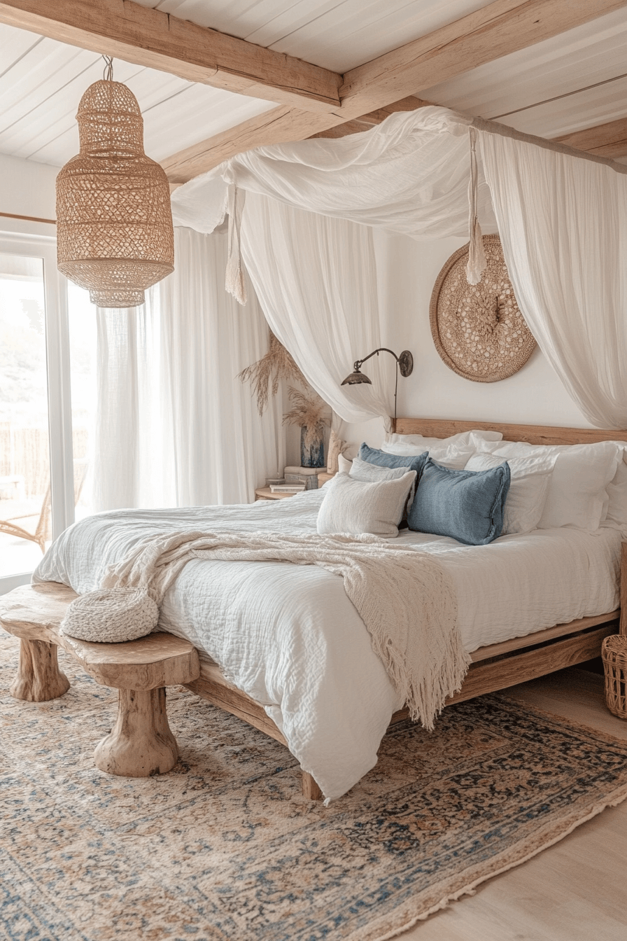 25 Boho Coastal Bedroom Ideas to Create Your Perfect Seaside Escape