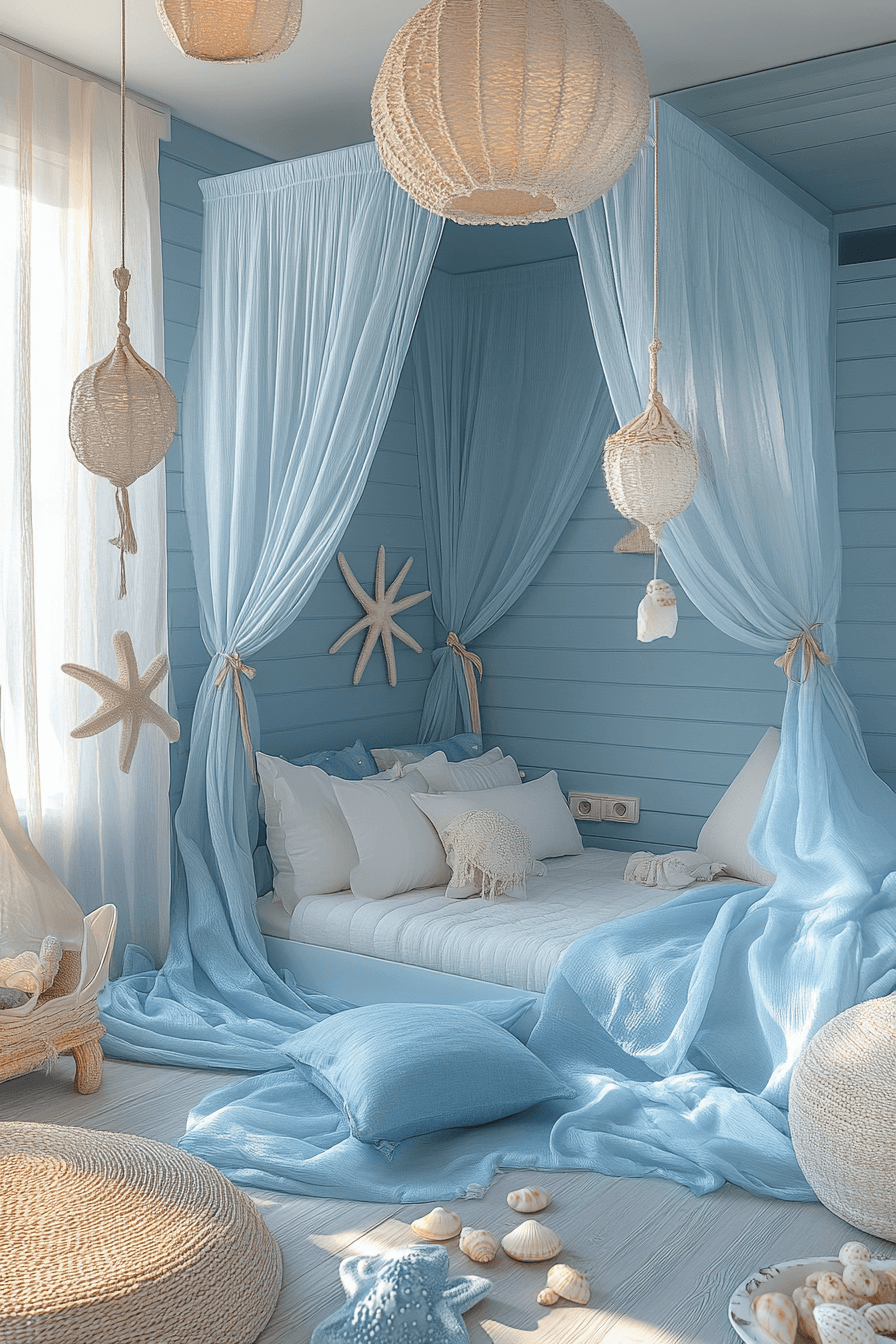 25 Blue Boho Girls Bedroom Ideas for a Fresh and Fun Bedroom Design