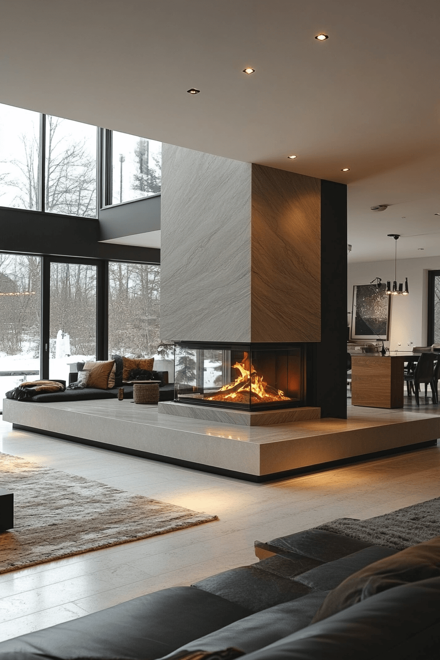 25 Modern Fireplace Ideas for a Gorgeous and Efficient Centerpiece