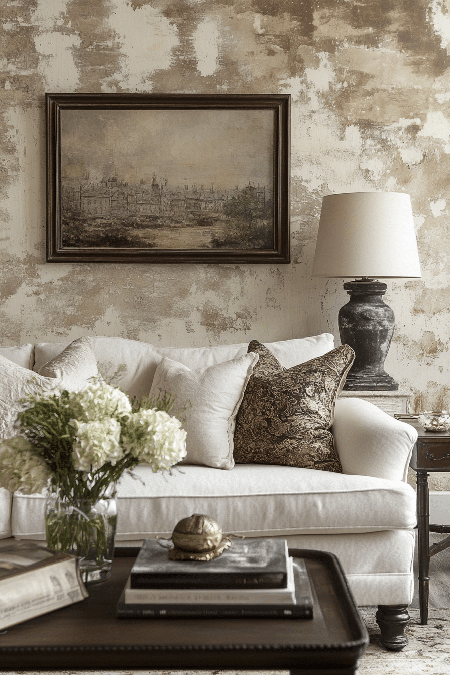 20 Wabi Sabi Living Room Ideas to Bring Earthy Charm and Calming Vibes