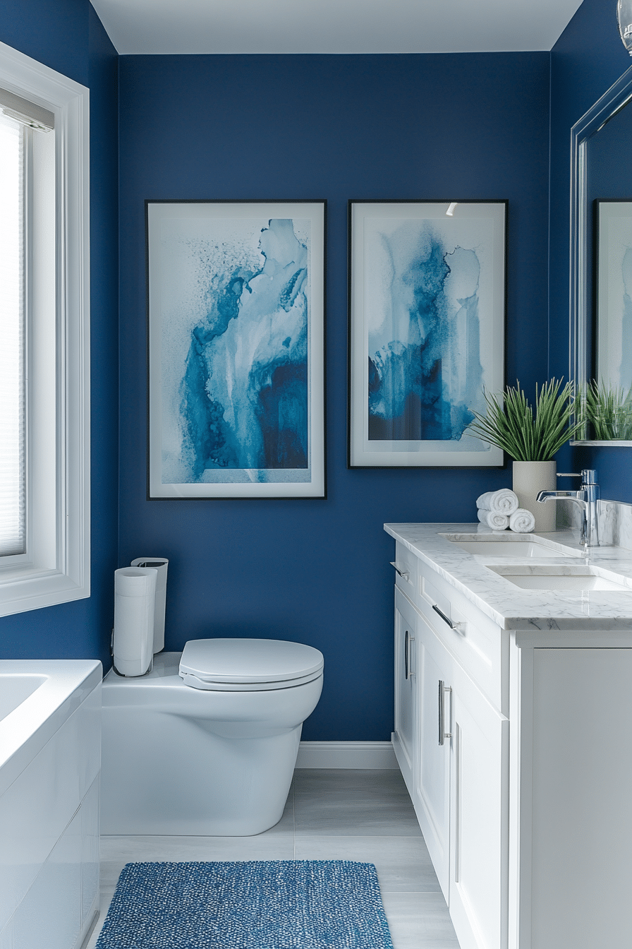 20 Blue Bathroom Decor Ideas to Add a Splash of Color and Elegance