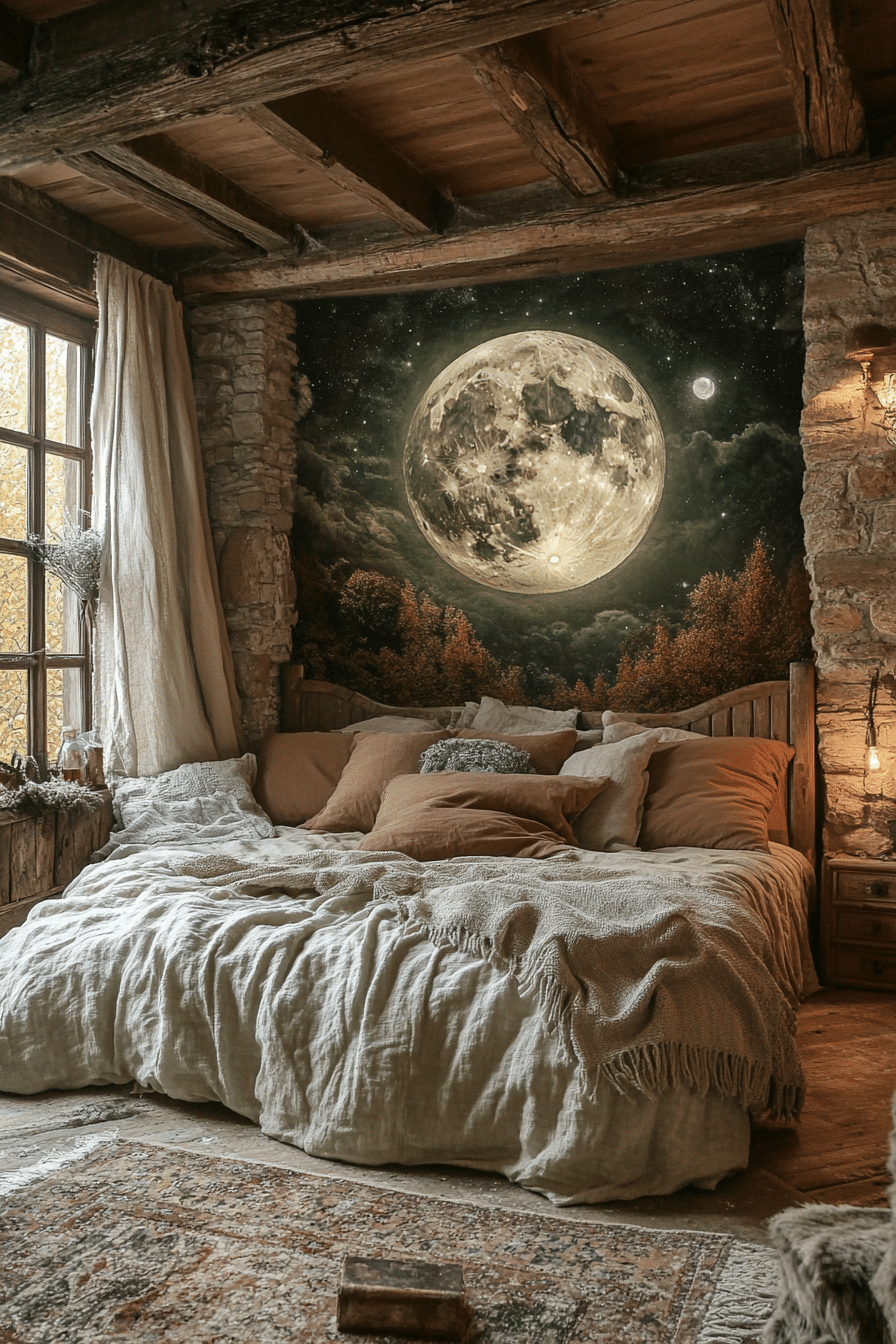 20 Rustic Boho Witchy Bedroom Ideas to Infuse Your Space with Mystical Elegance