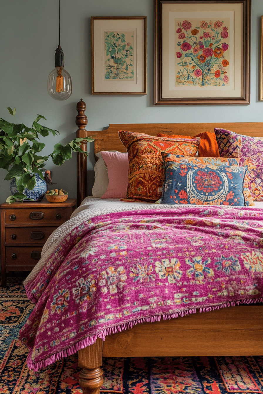 20 Pink Boho Bedroom Ideas to Craft a Relaxing, Feminine Sanctuary