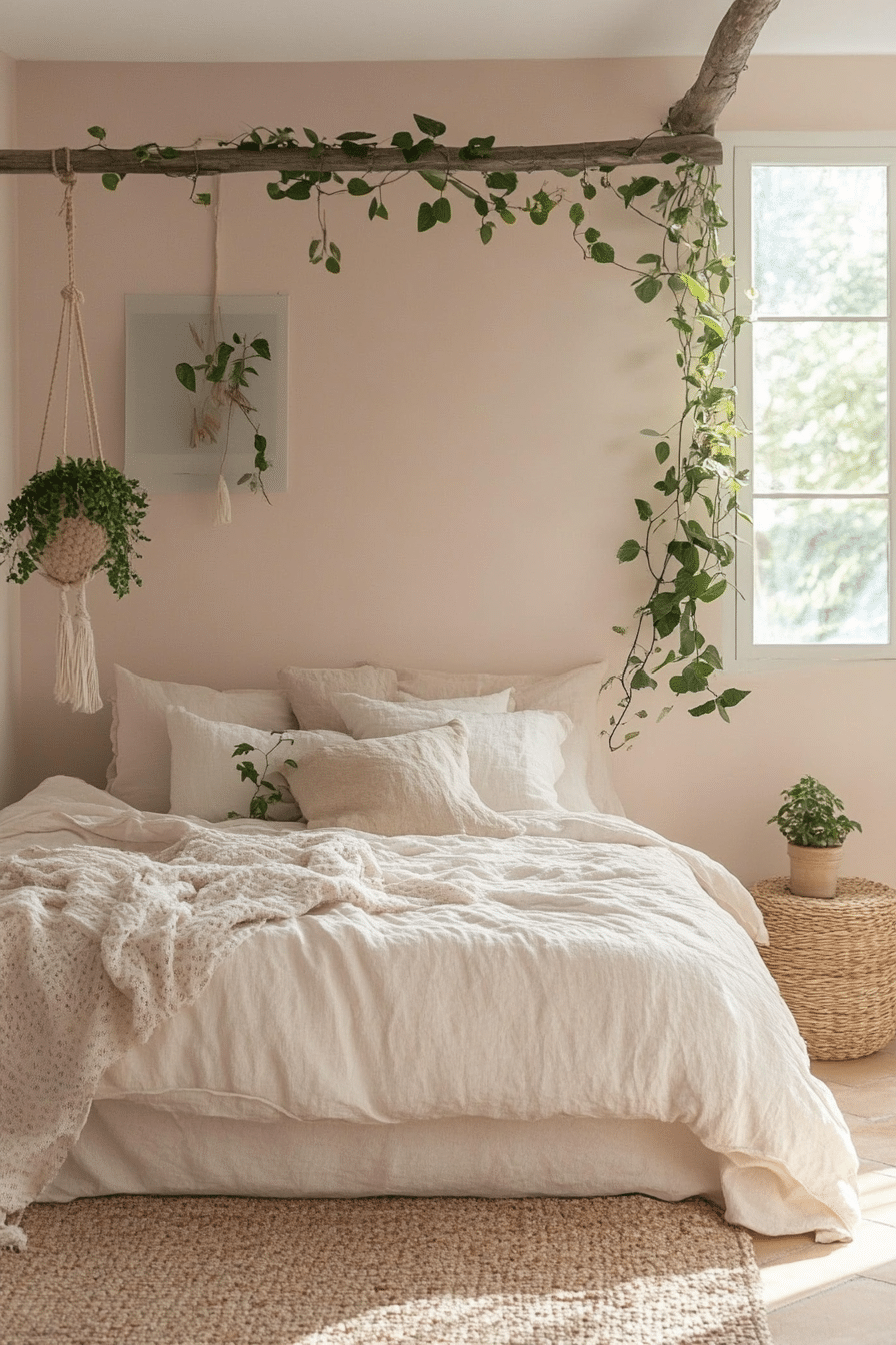 20 Pink Boho Bedroom Ideas to Craft a Relaxing, Feminine Sanctuary