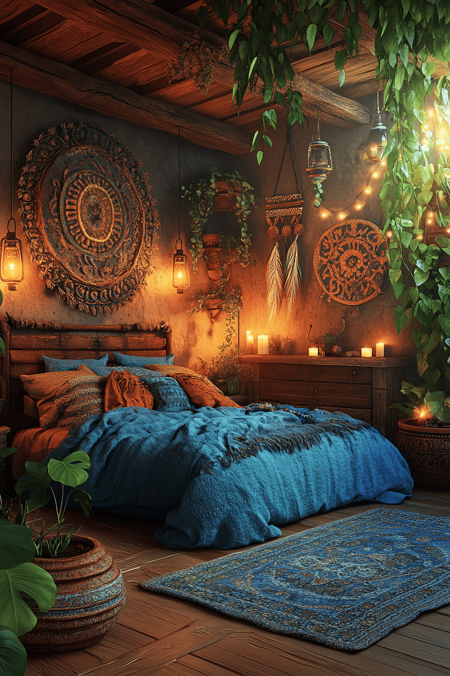 20 Rustic Boho Witchy Bedroom Ideas to Infuse Your Space with Mystical Elegance