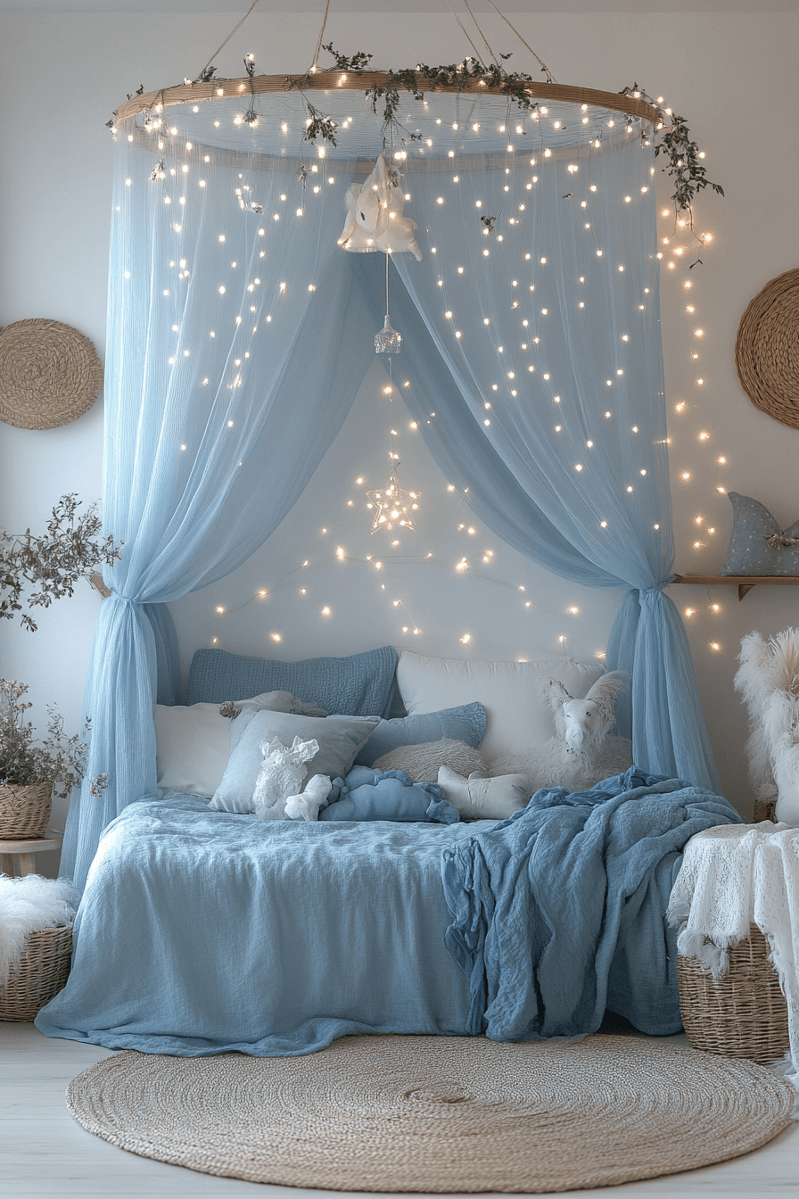 25 Blue Boho Girls Bedroom Ideas for a Fresh and Fun Bedroom Design