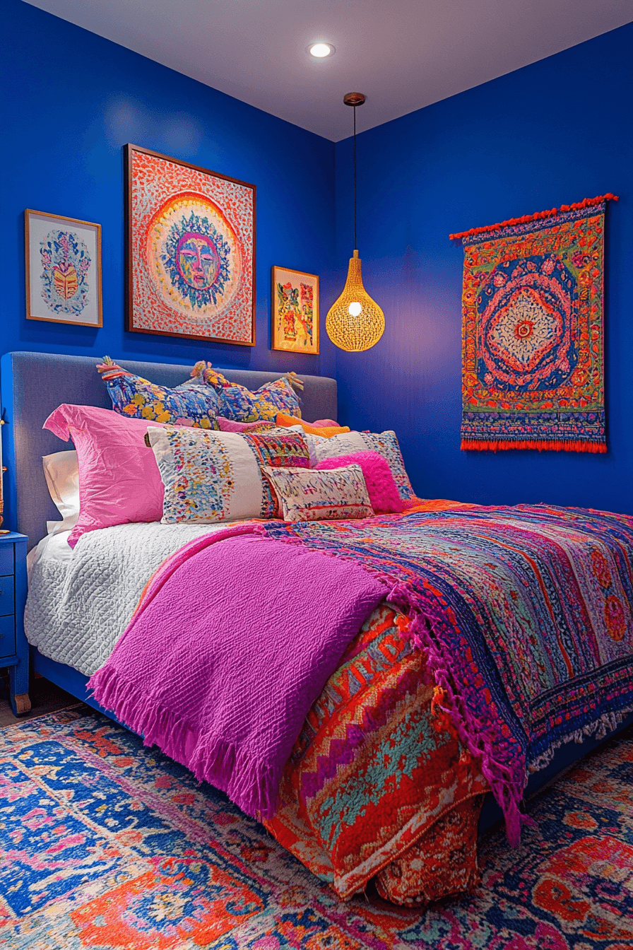 25 Blue Boho Girls Bedroom Ideas for a Fresh and Fun Bedroom Design