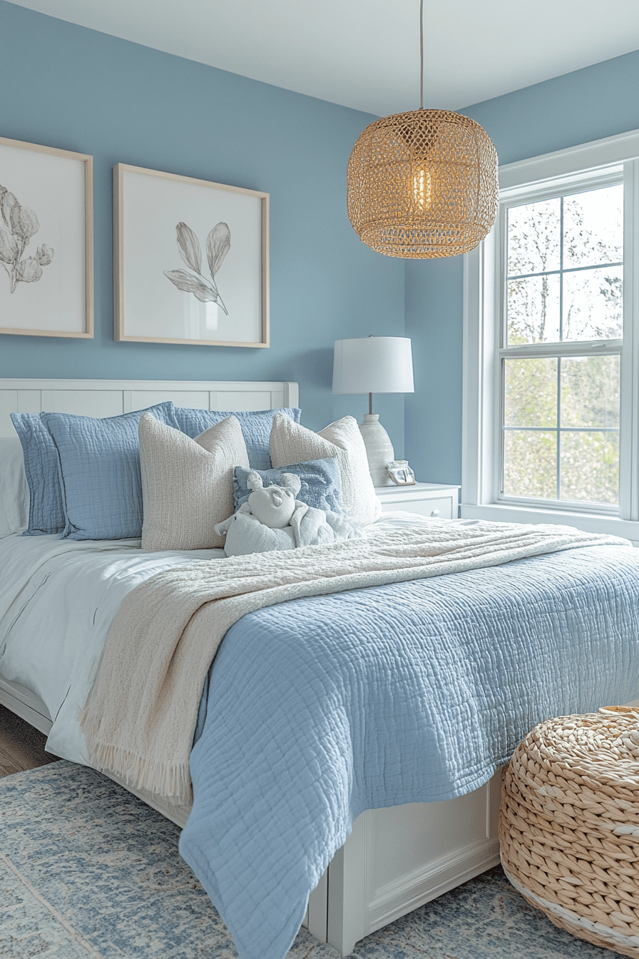 25 Blue Boho Girls Bedroom Ideas for a Fresh and Fun Bedroom Design