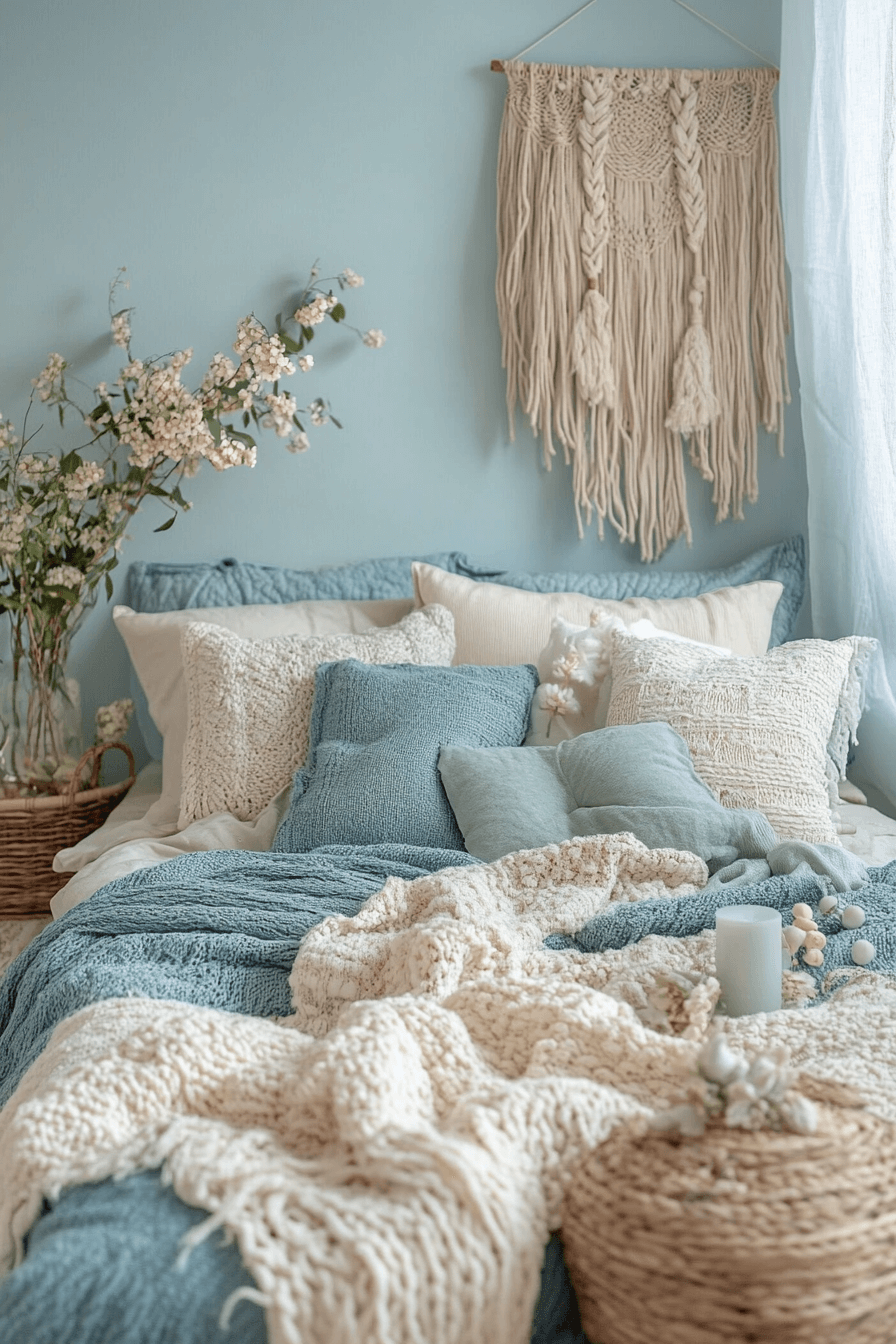 25 Blue Boho Girls Bedroom Ideas for a Fresh and Fun Bedroom Design