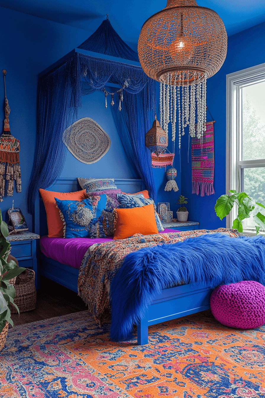 25 Blue Boho Girls Bedroom Ideas for a Fresh and Fun Bedroom Design