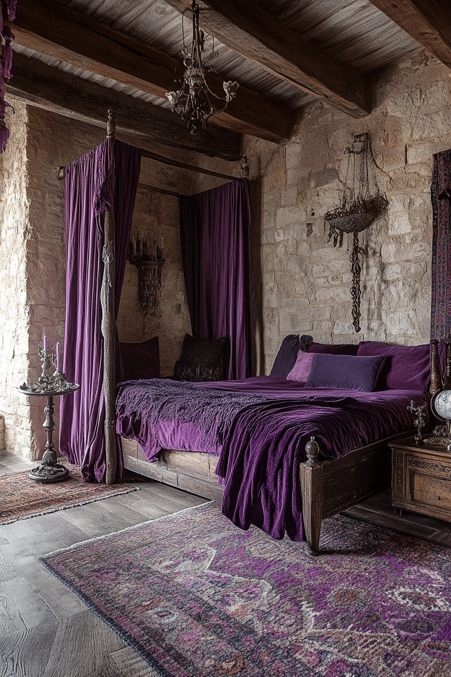 20 Rustic Boho Witchy Bedroom Ideas to Infuse Your Space with Mystical Elegance