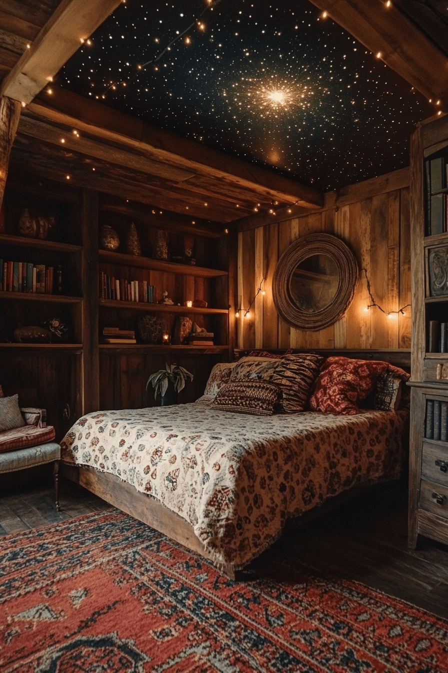 20 Rustic Boho Witchy Bedroom Ideas to Infuse Your Space with Mystical Elegance