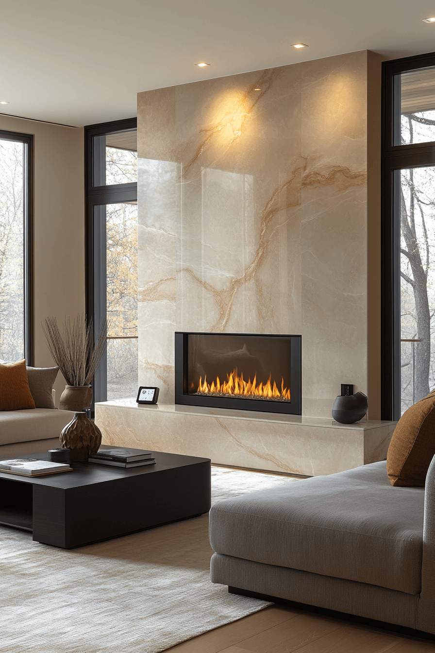 25 Modern Fireplace Ideas for a Gorgeous and Efficient Centerpiece