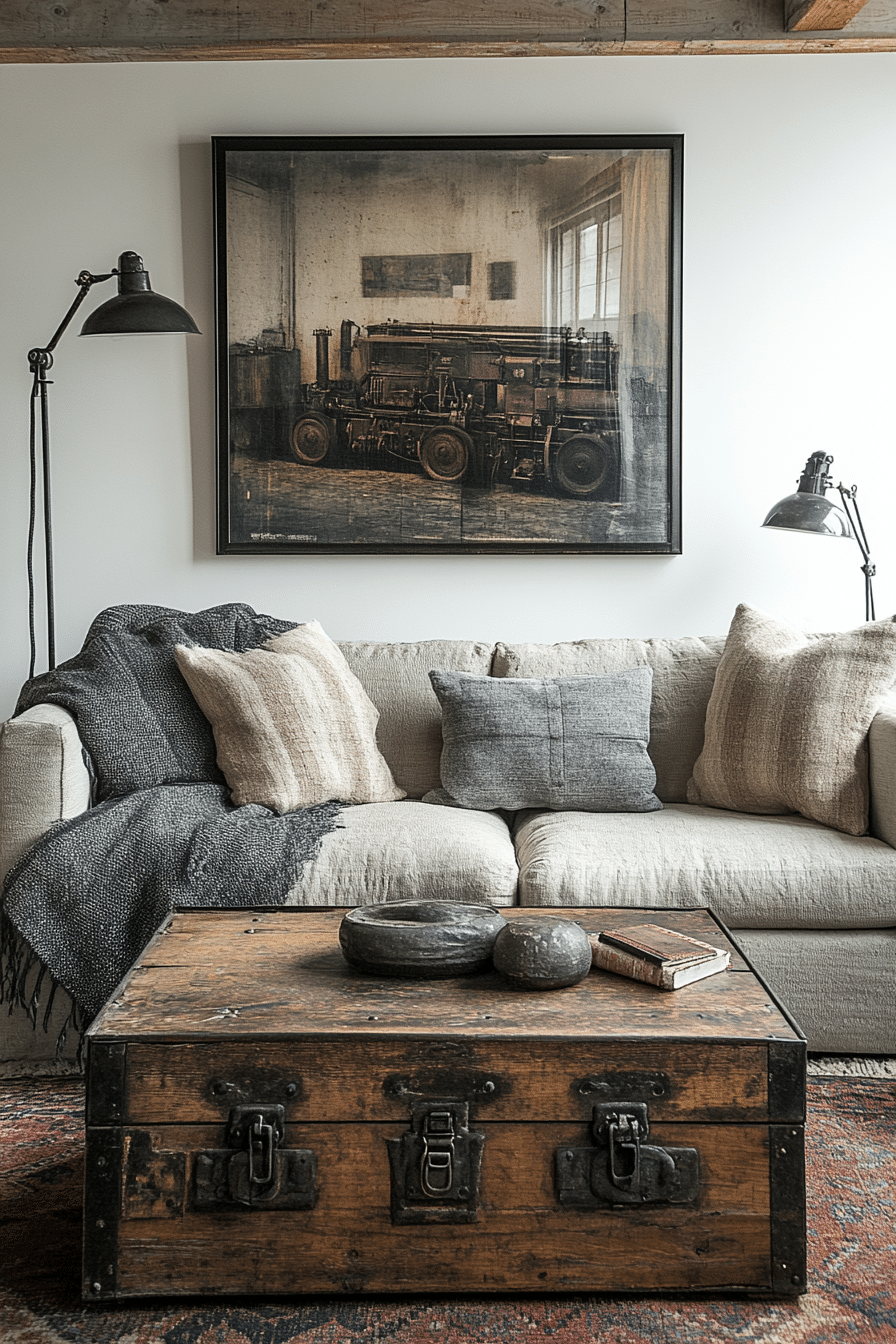 20 Industrial Living Room Ideas to Infuse Your Space with Raw Charm