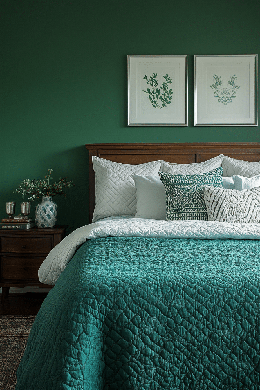 20 Emerald Green Art Deco Bedroom Ideas to Transform Your Bedroom into a Glamorous Haven