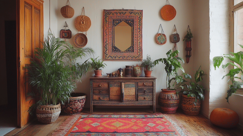 boho entryway ideas