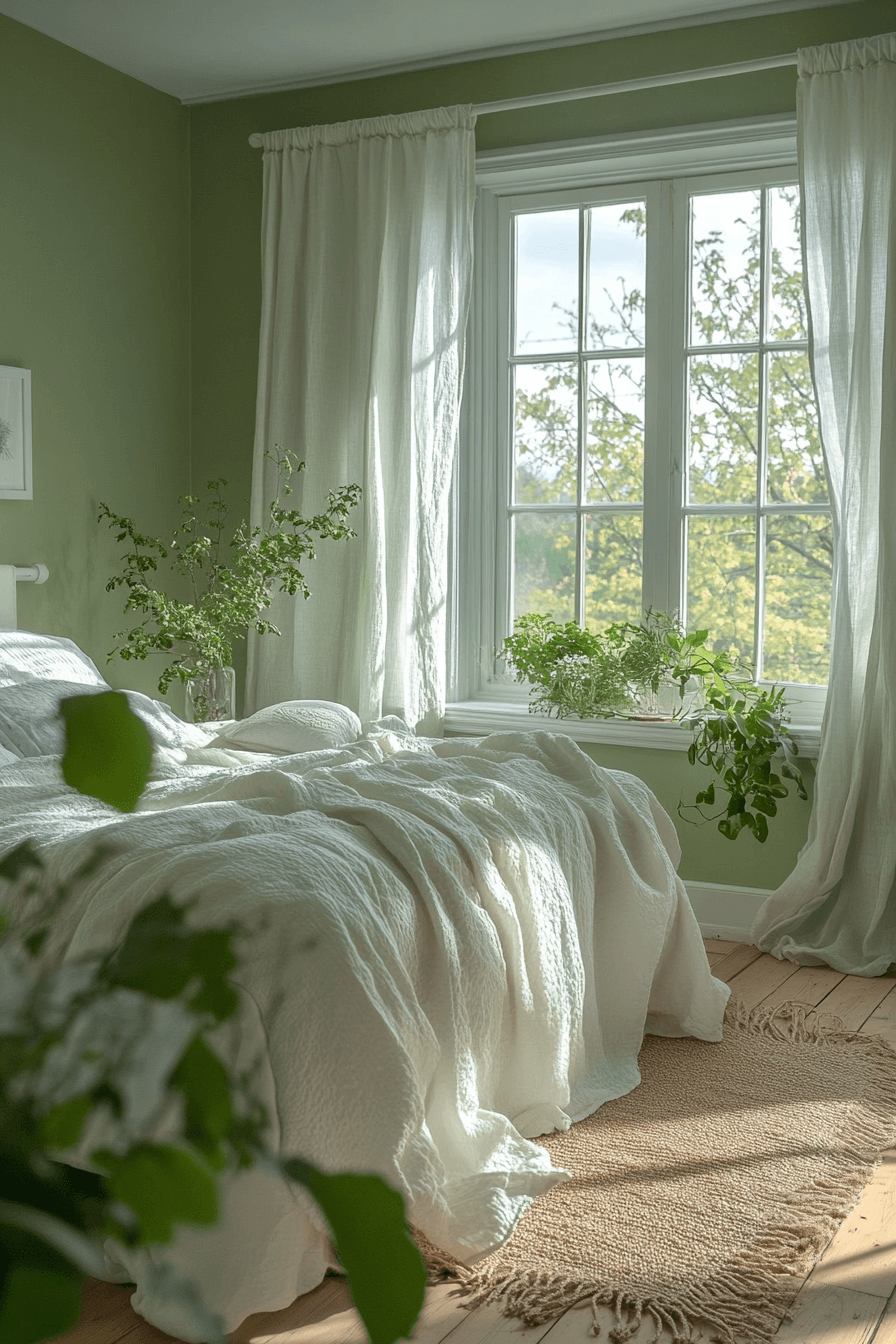 25 Sage Green Farmhouse Bedroom Ideas to Reflect Nature and Simplicity