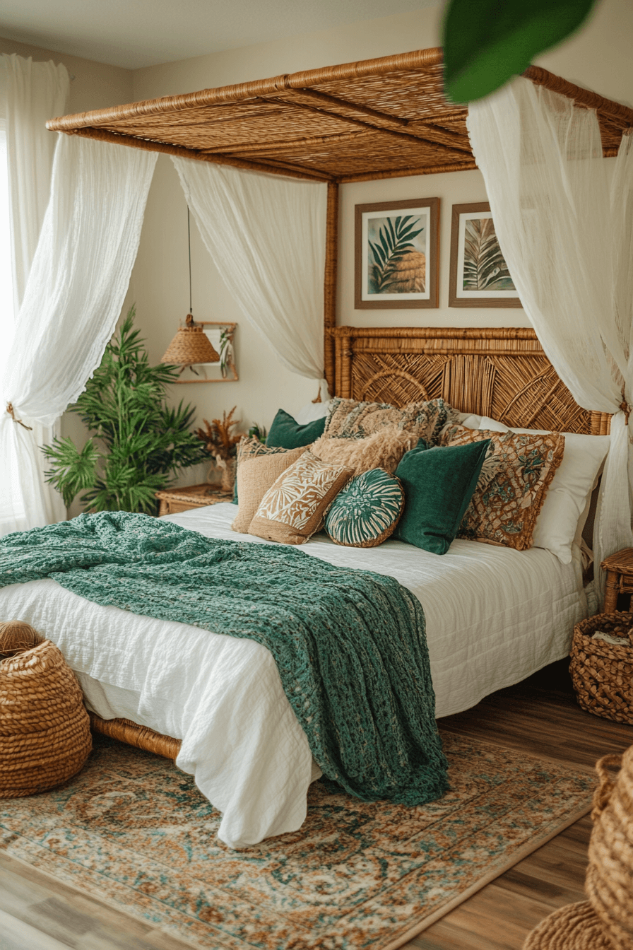 25 Tropical Bedrooms for a Bright and Cheerful Bedroom Transformation