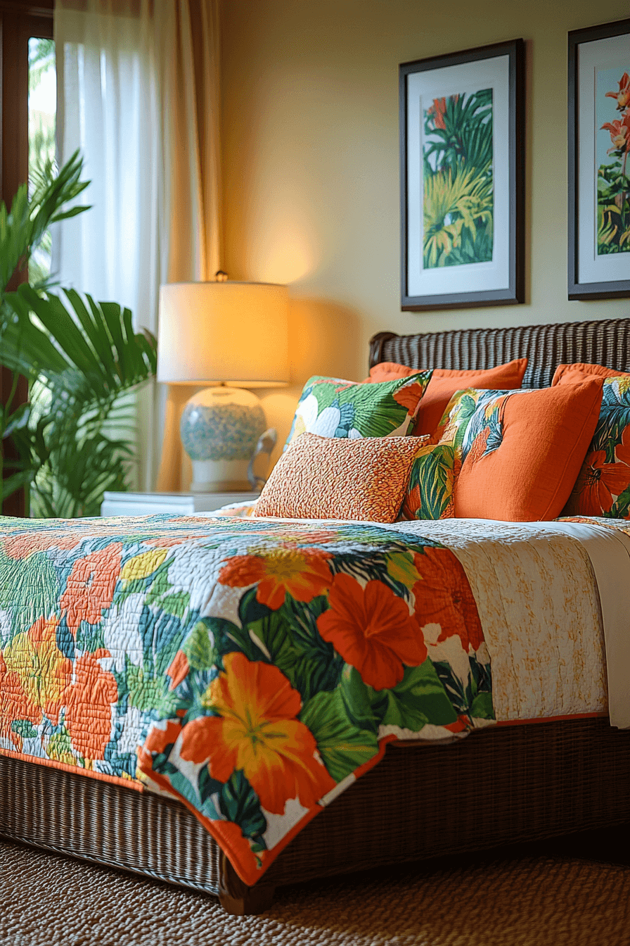 25 Tropical Bedrooms for a Bright and Cheerful Bedroom Transformation