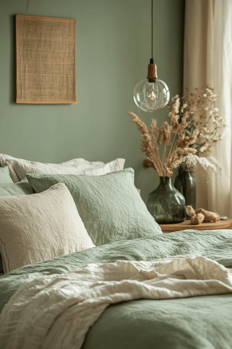 25 Sage Green Farmhouse Bedroom Ideas to Reflect Nature and Simplicity