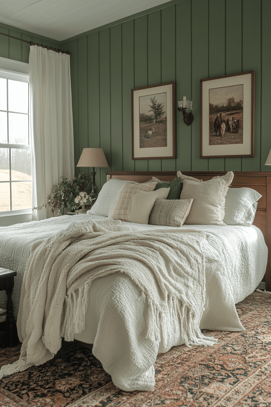 25 Sage Green Farmhouse Bedroom Ideas to Reflect Nature and Simplicity