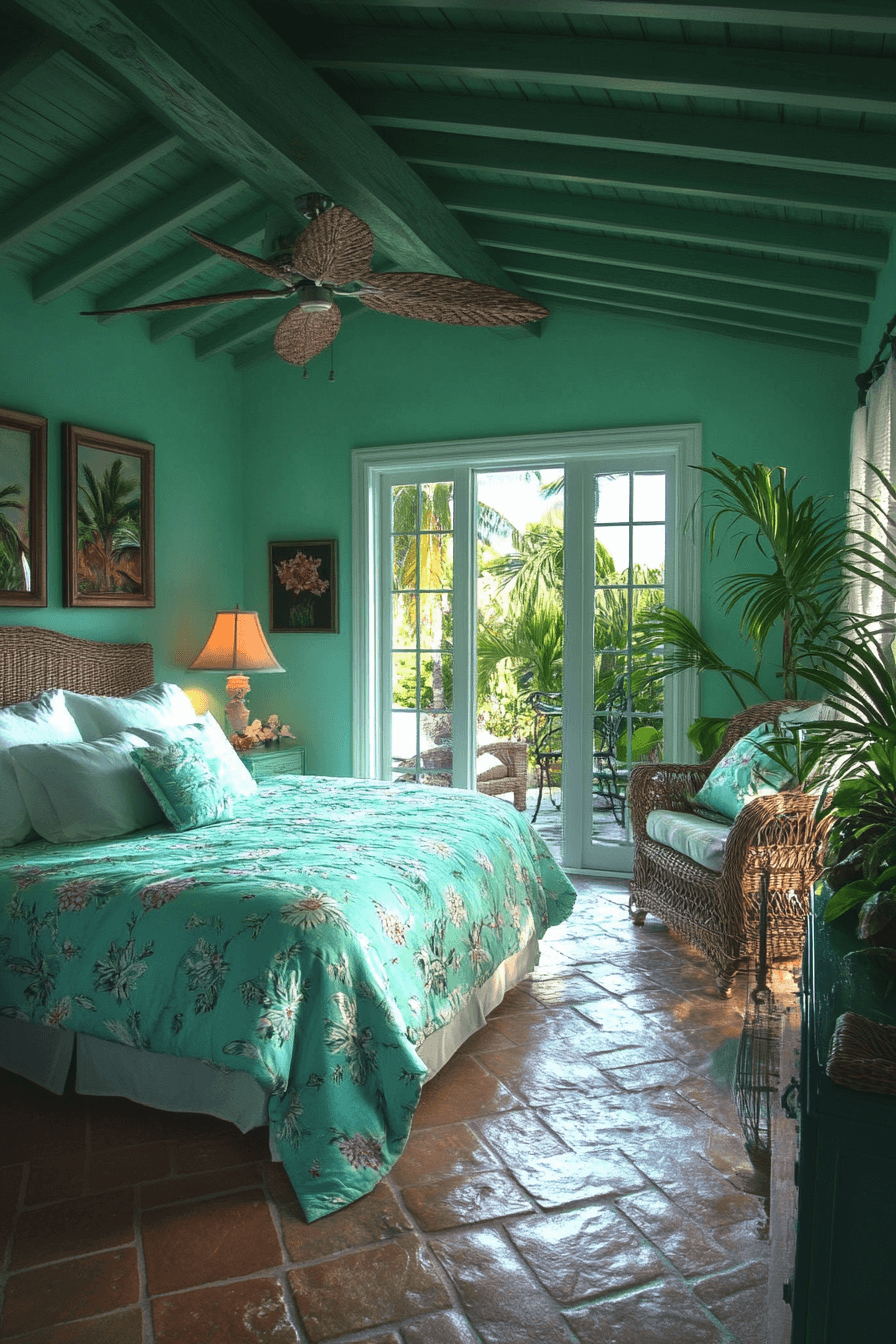 25 Tropical Bedrooms for a Bright and Cheerful Bedroom Transformation