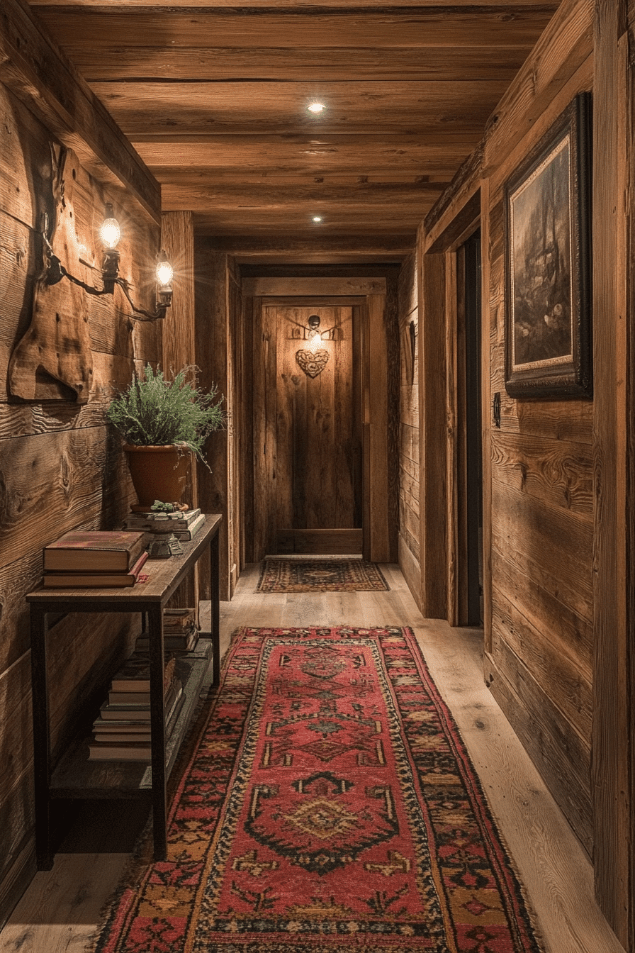 25 Rustic Hallway Design Ideas to Bring Classic Charm to Your Home's Entryway