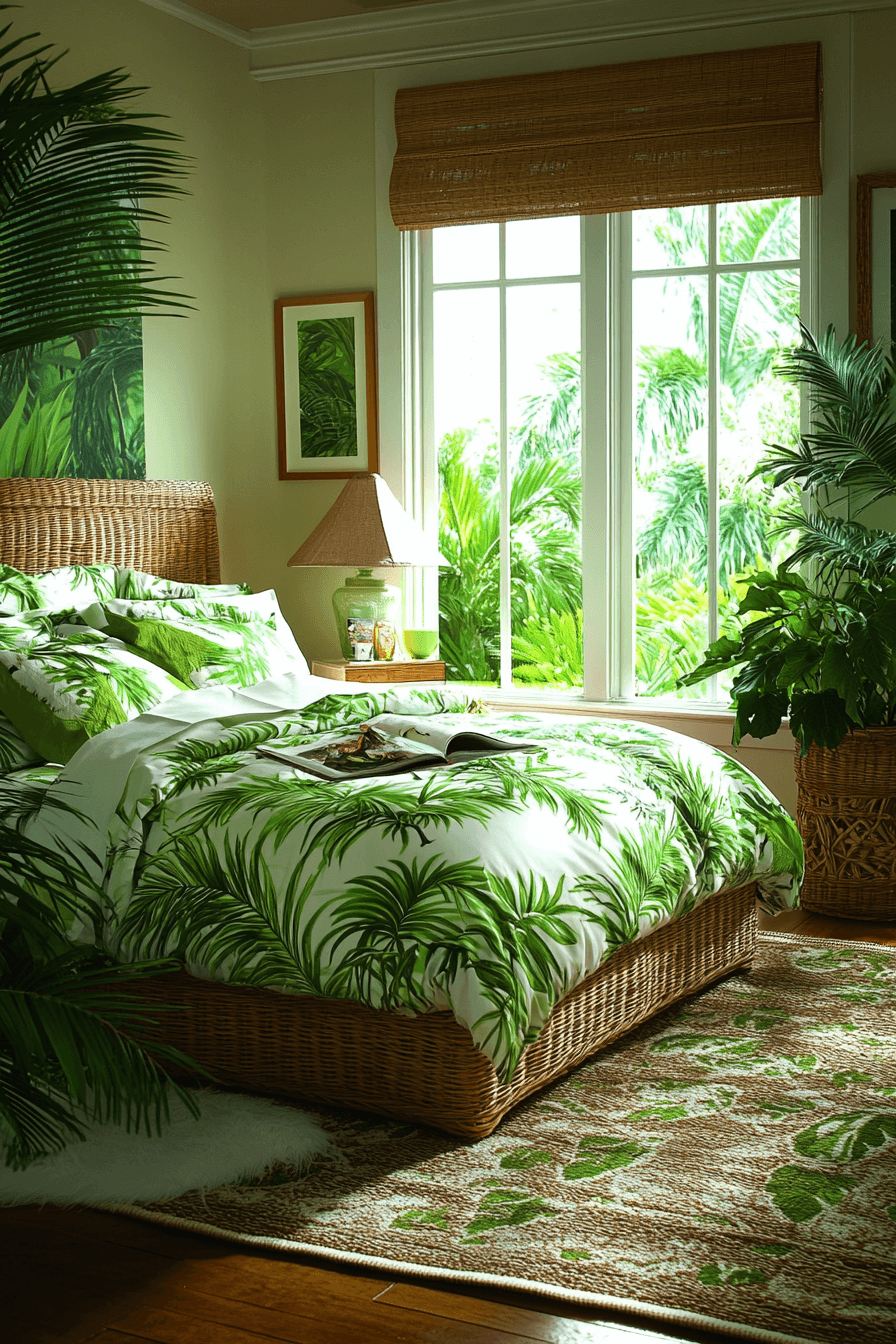 25 Tropical Bedrooms for a Bright and Cheerful Bedroom Transformation