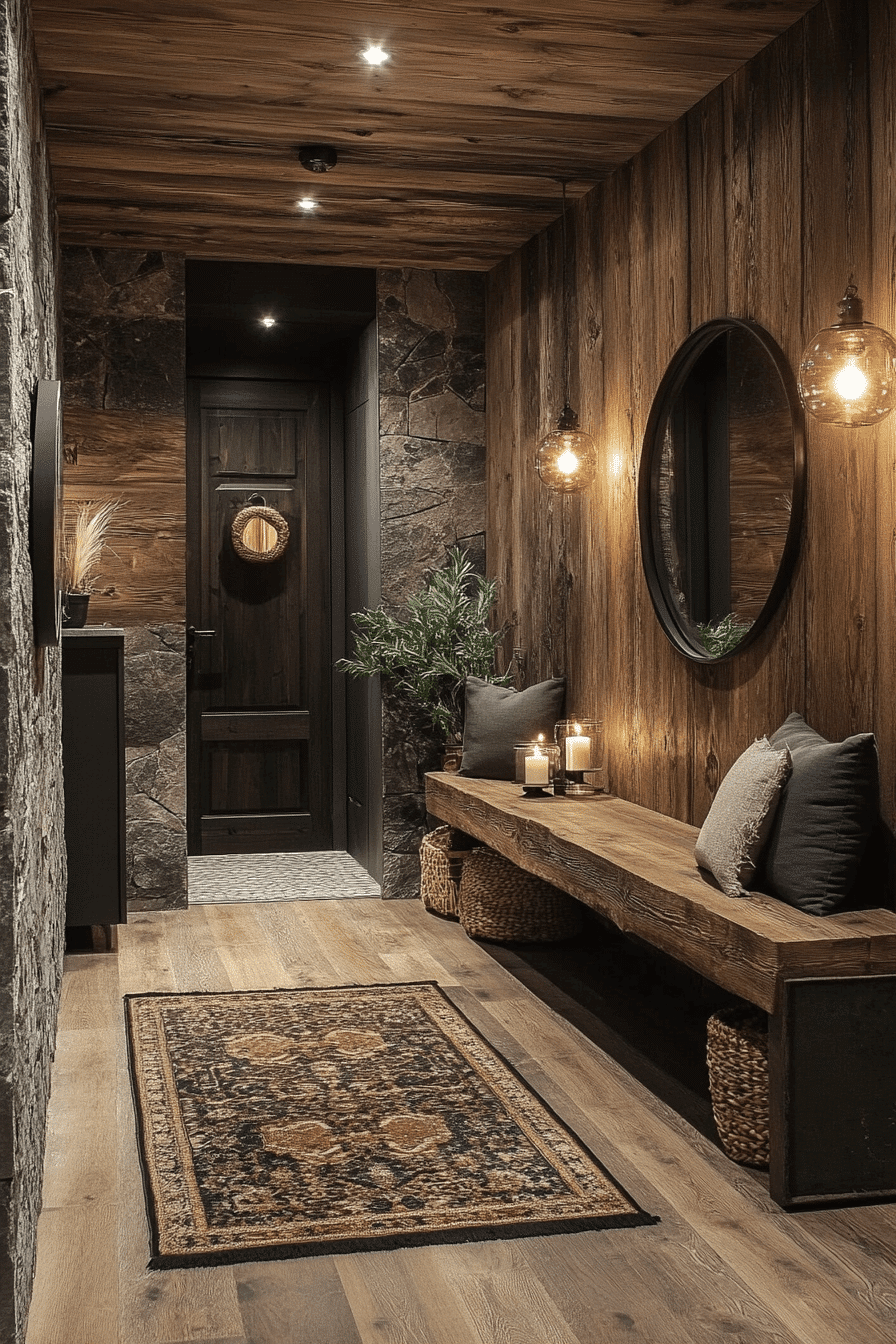 25 Rustic Hallway Design Ideas to Bring Classic Charm to Your Home's Entryway