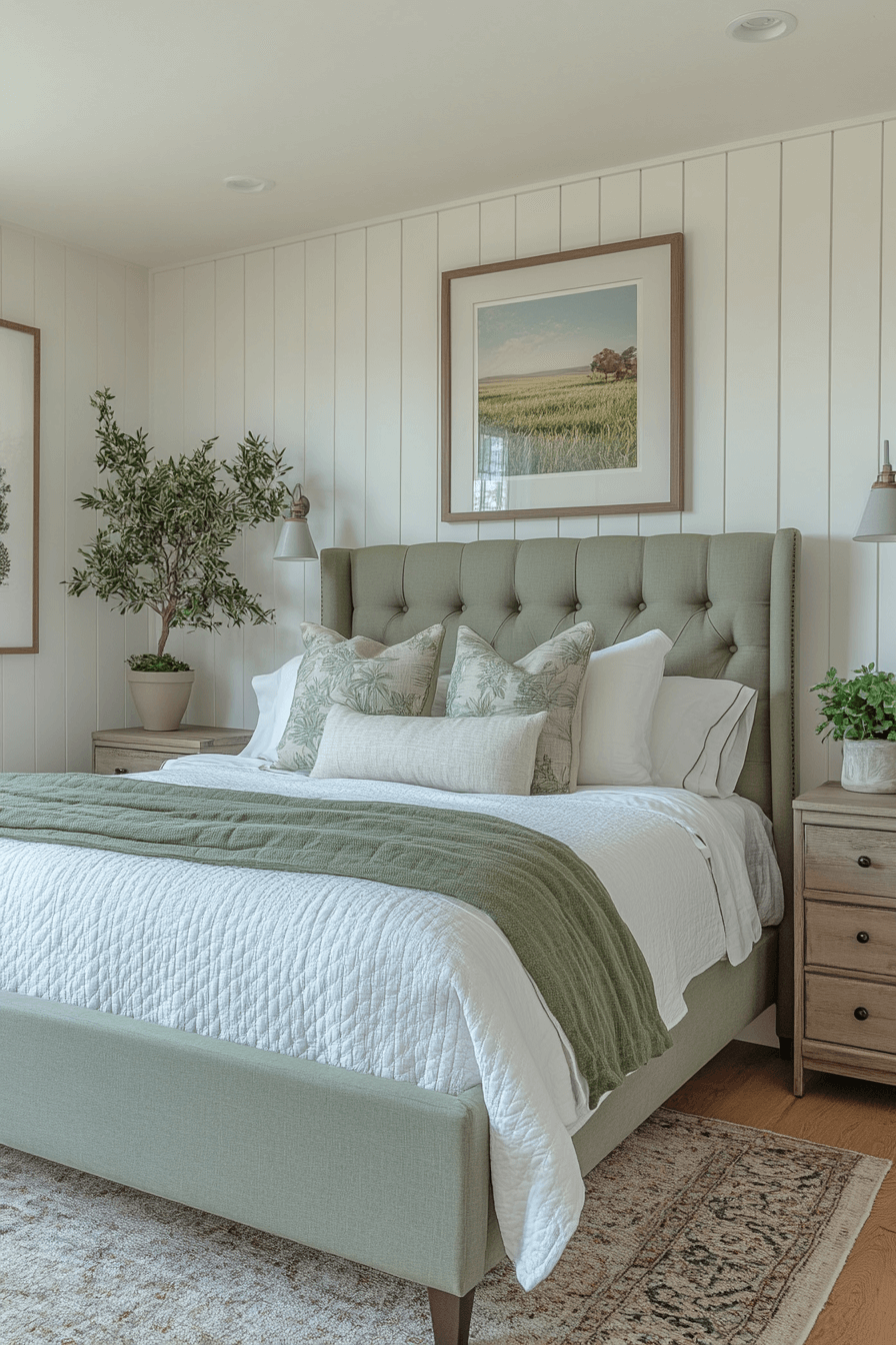 25 Sage Green Farmhouse Bedroom Ideas to Reflect Nature and Simplicity