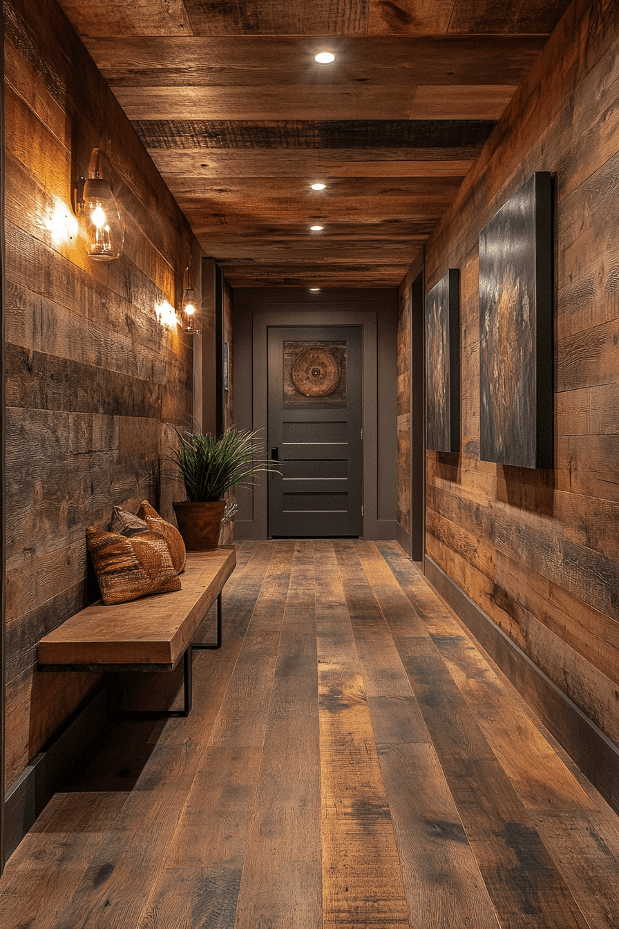 25 Rustic Hallway Design Ideas to Bring Classic Charm to Your Home's Entryway