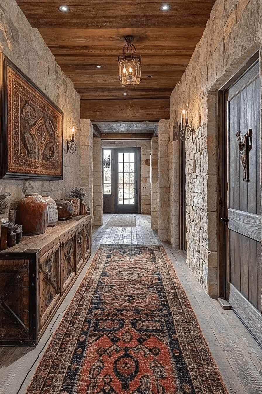 25 Rustic Hallway Design Ideas to Bring Classic Charm to Your Home's Entryway