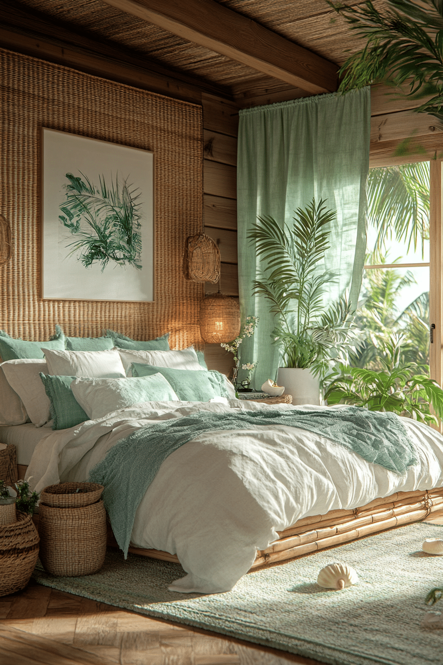 25 Tropical Bedrooms for a Bright and Cheerful Bedroom Transformation